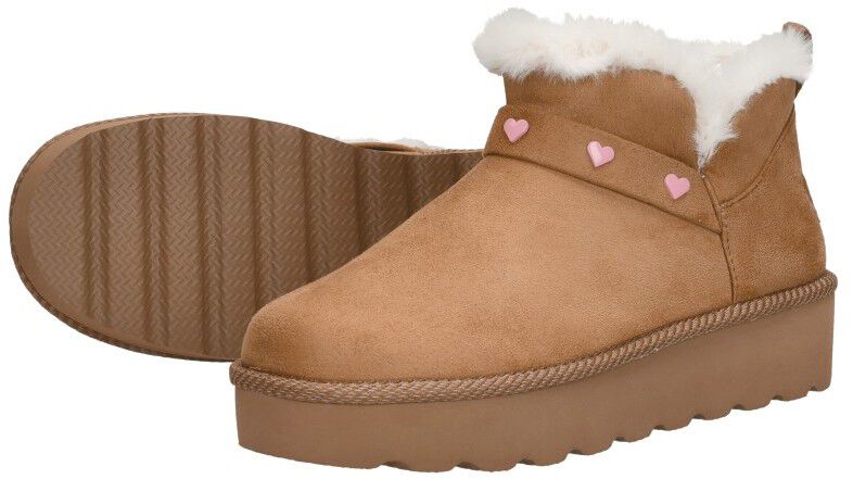 Skechers Enkellaarsjes cognac
