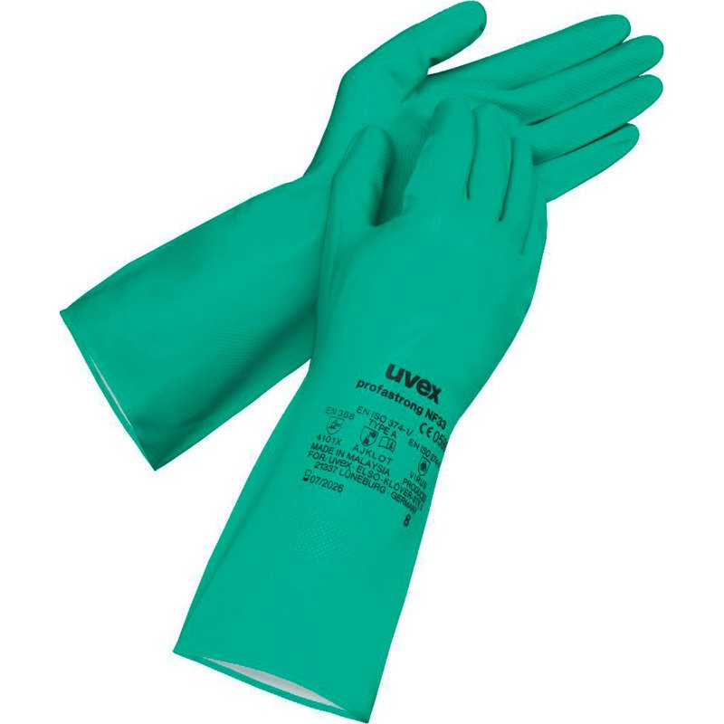 Gants de protection chimique Uvex Profastrong NF33 - La paire