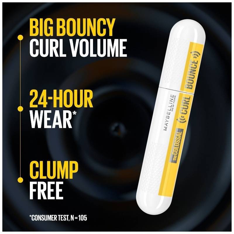 Maybelline The Colossal Mascara Curl Bounce 10 ml - Black