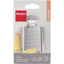 Râpe à gingembre/ail, inox, argent