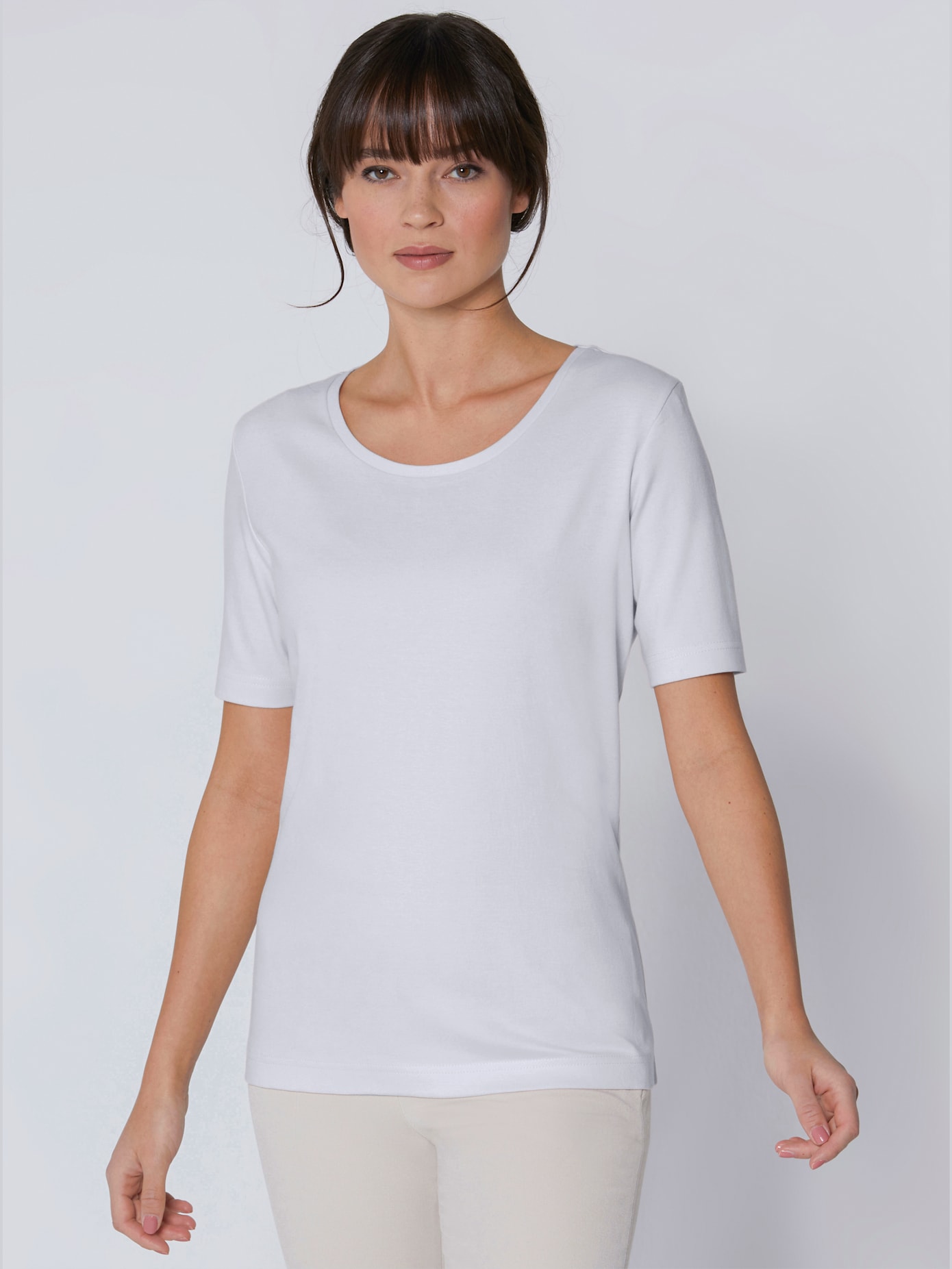 T-shirt coton brillance