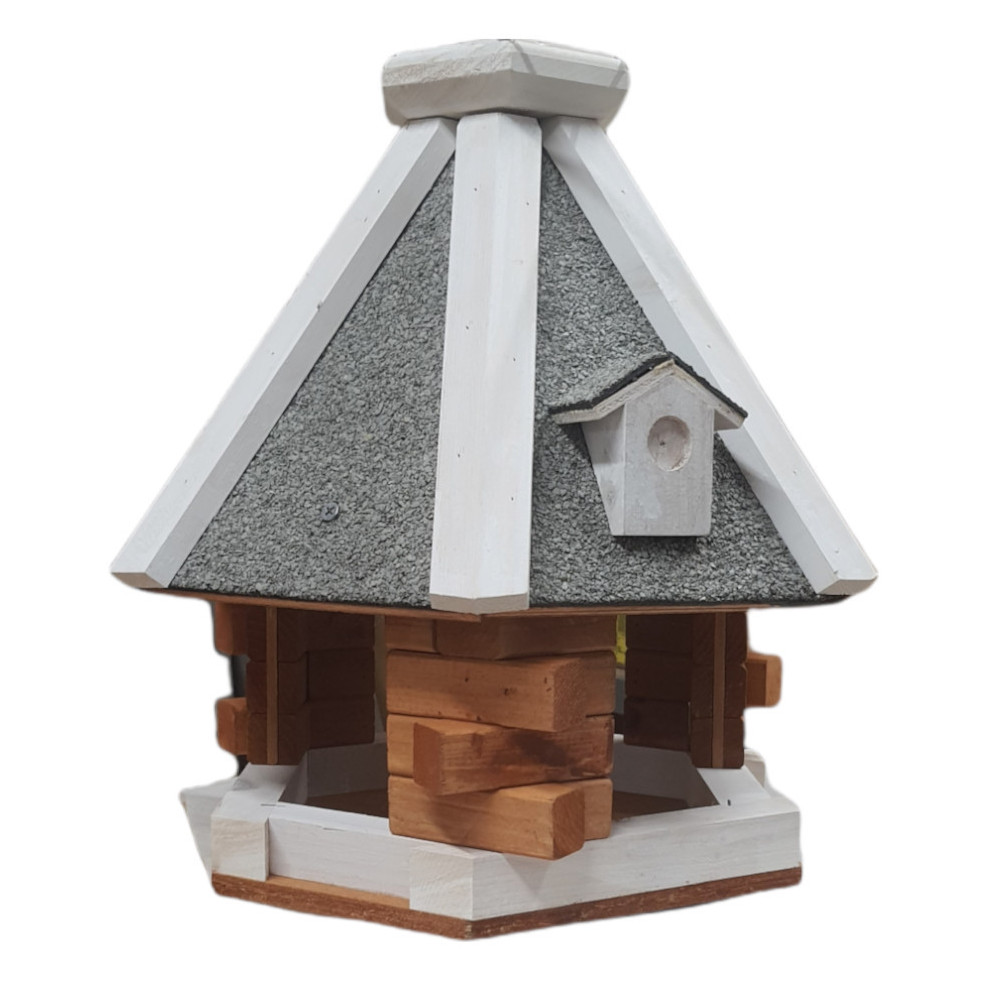 Mangeoire chalet à suspendre ø 36 cm pour oiseaux