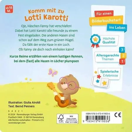 Ravensburger Mein erstes Lotti Karotti: Das lustige Hasenrennen