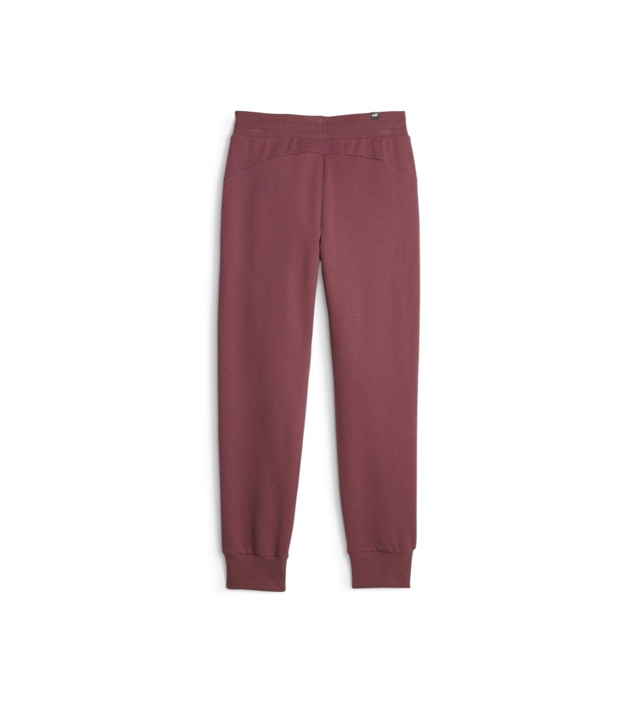 Calça Puma Essentials, cor bordô