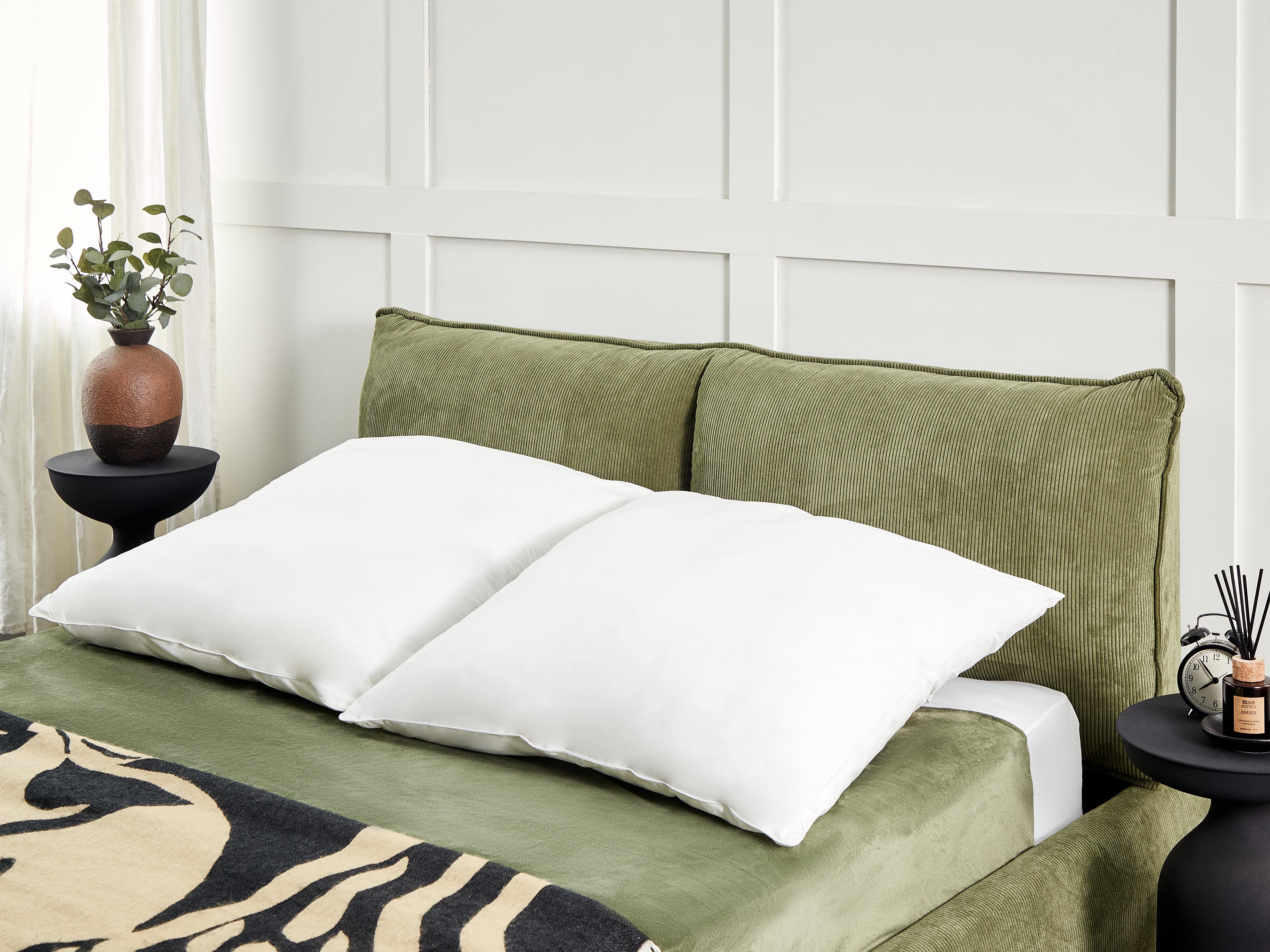Set van 2 kussens TRIGLAV Laag Polyester 80 x 80 cm Wit