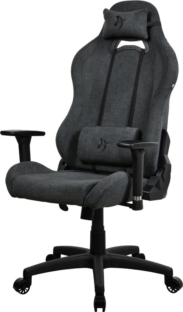 Arozzi Torretta SoftFabric v2 gaming stol (mørk grå)