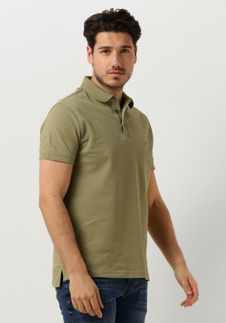 TOMMY HILFIGER olijf tommy hilfiger polo 1985 slim polo