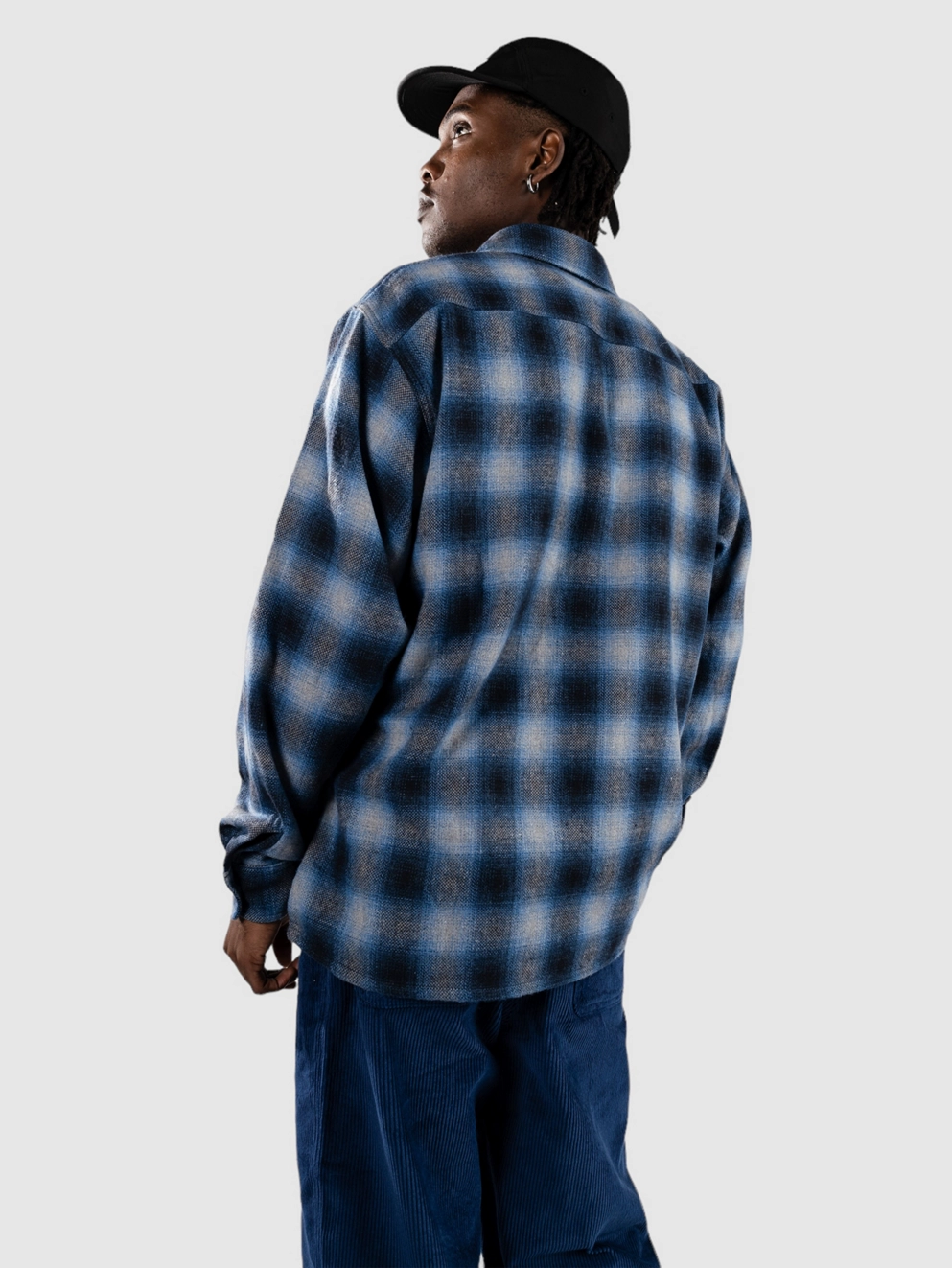 Rivvia Projects Off Track Check Shirt blue