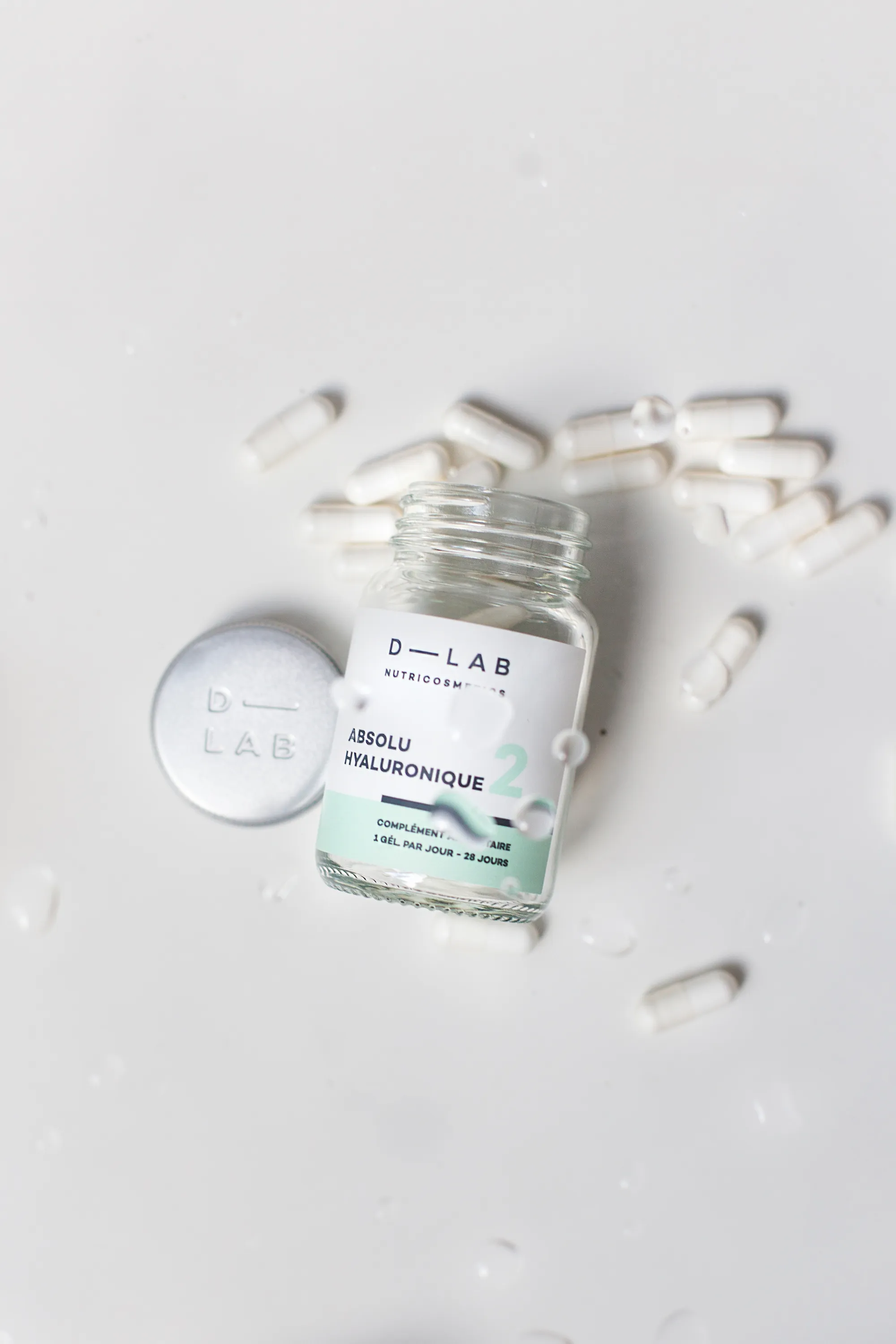 D-LAB Nutricosmetics Complément alimentaire peau Absolu Hyaluronique-90 g