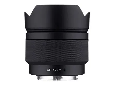 Samyang AF - Vidvinkel objektiv - 12 mm - f/2.0 - Sony E-mount - for Sony Cinema Line; a VLOGCAM; a1; a1 II; a6700; a7 IV; a7C; a7C II; a7CR; a7R V; a9 III