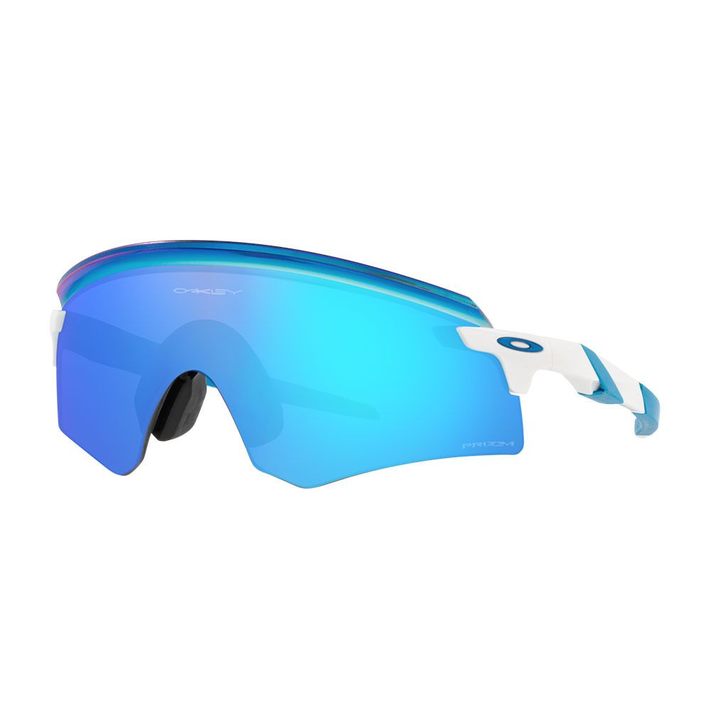 Oakley ENCODER - Lunettes de soleil polished white/sapphire