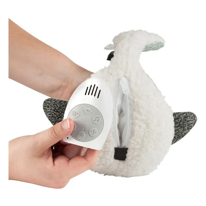Flow Peluche veilleuse Baleine Moby | Vert