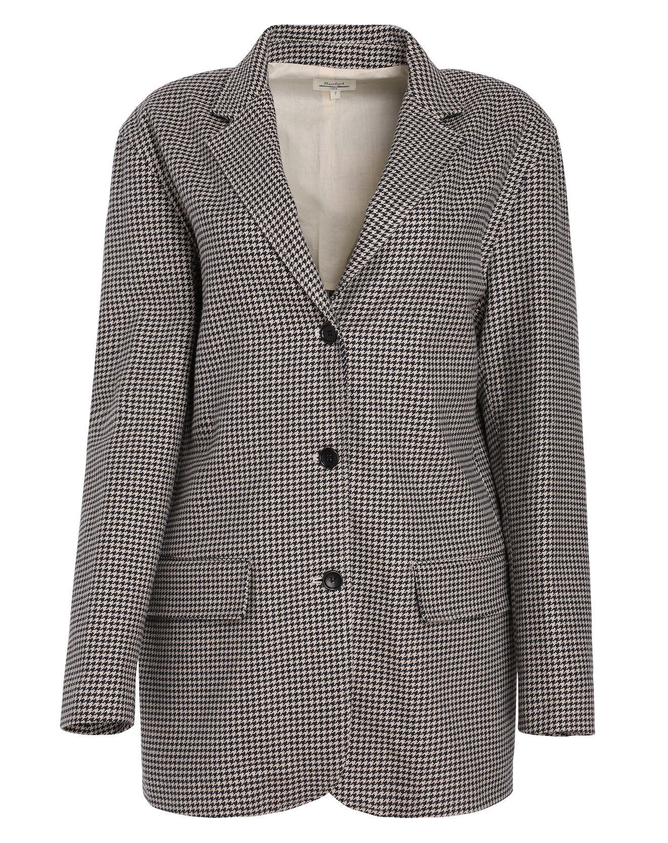 Hartford Veste en Coton & Lin Victory beige/noir
