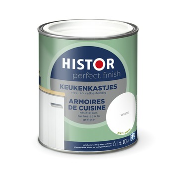 Histor Perfect Finish keukenkastjes binnenlak mat 7000 wit 750 ml