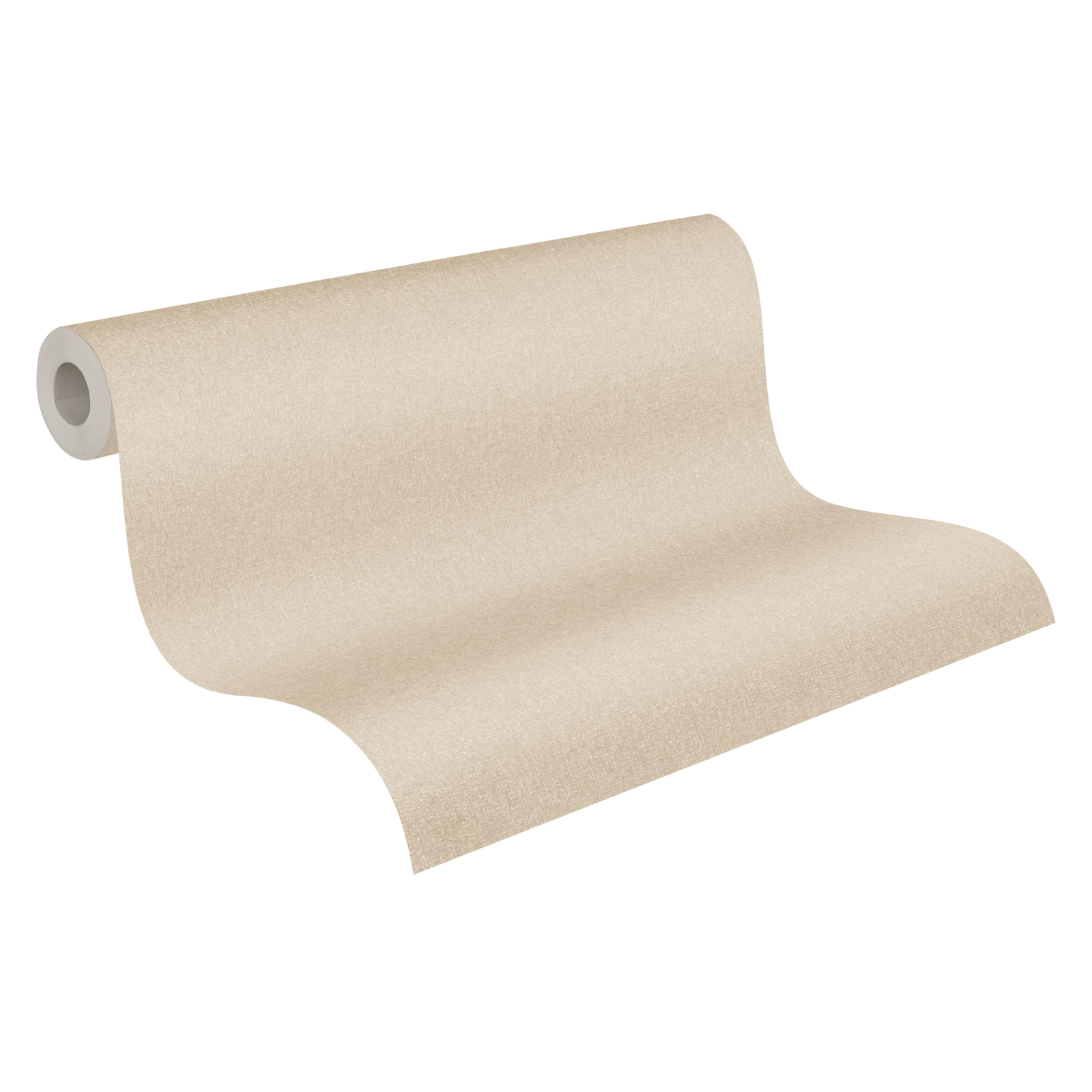 A.S. Creation Vliestapete - beige - uni - 10 Meter