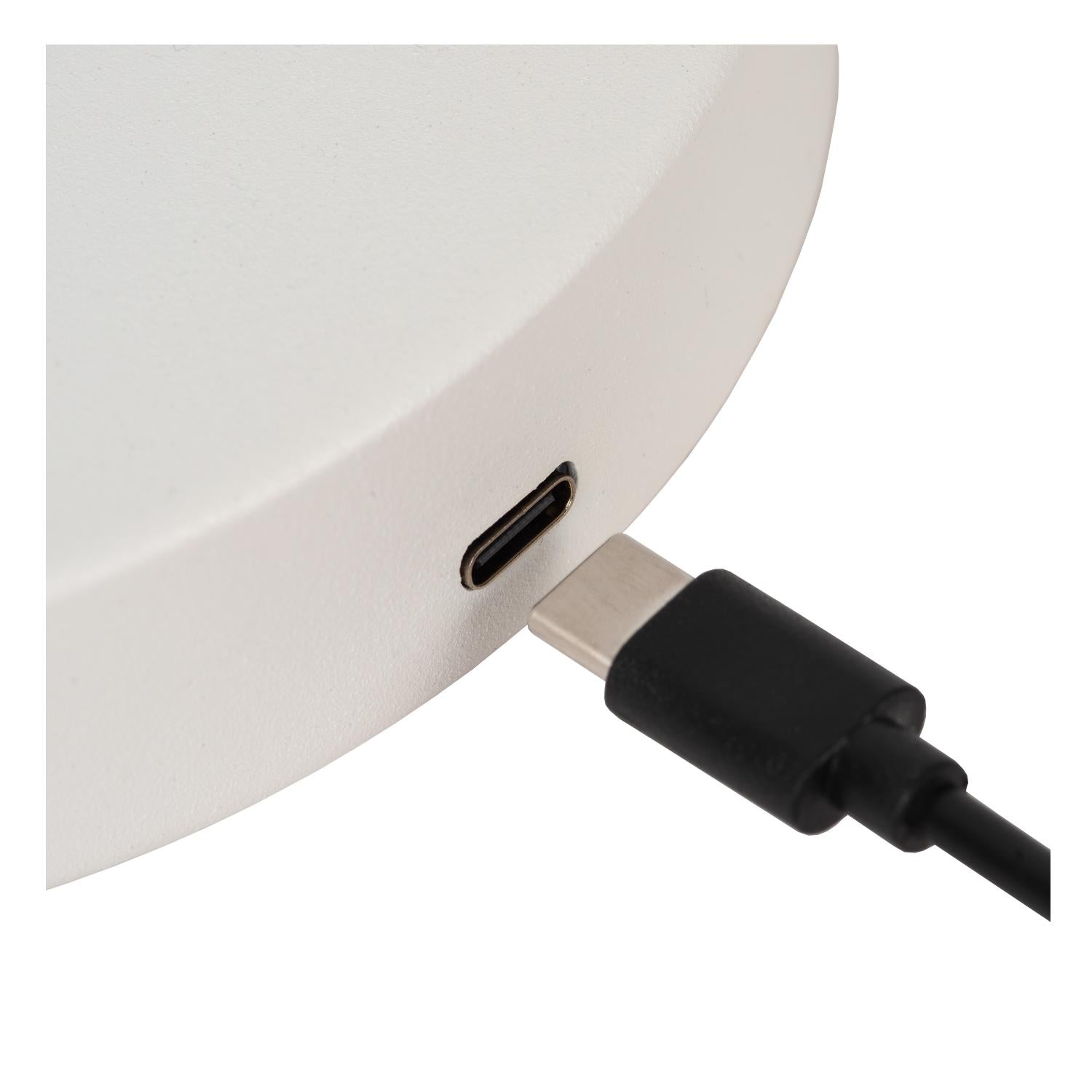 Stirling bureaulamp LED oplaadbaar wit
