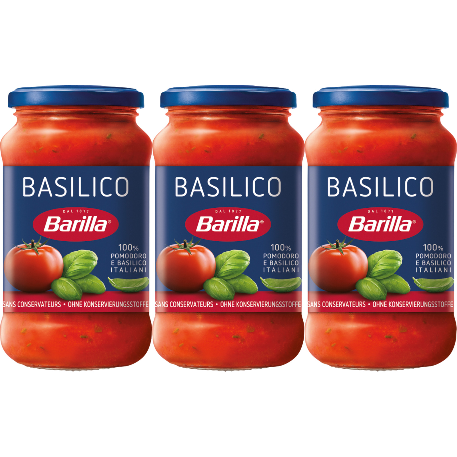 Barilla Sauce Basilico 3 x 400 g