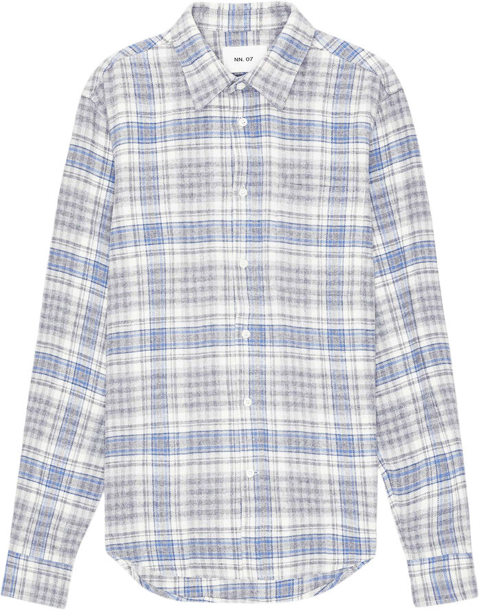 NN07 Arne Shirt 5166 Grey check