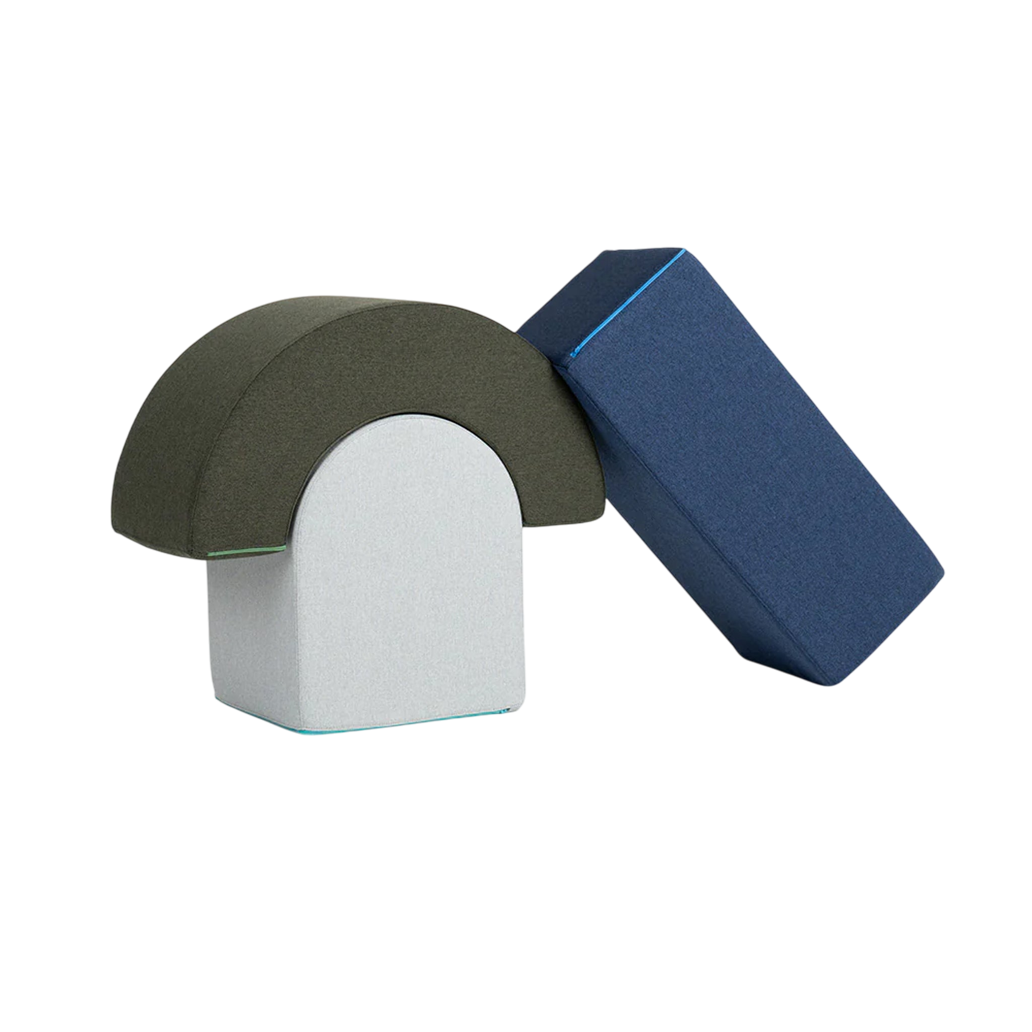 Softbausteine Set Ramba Zamba   Halli Moss / Sky / Midnight