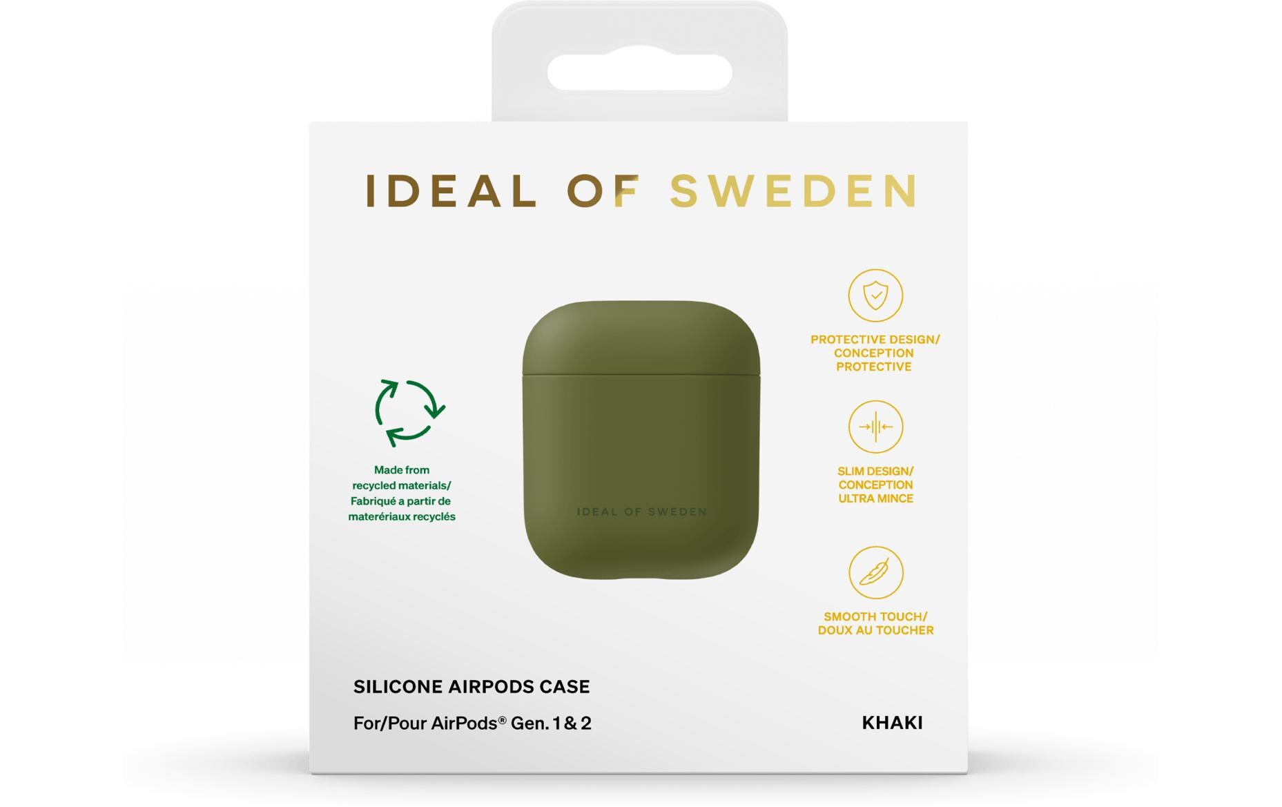 Transportcase AirPods Gen. 1 st/2nd Gen. KhakiSchlanke und schützende Hülle für AirPods 1 st/2nd Generation