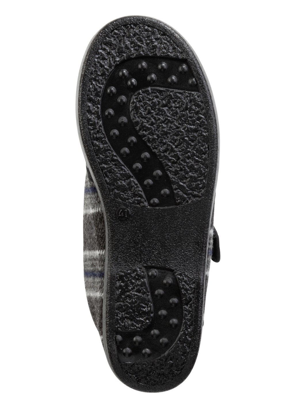 Stiefelette aus kariertem Textilmaterial