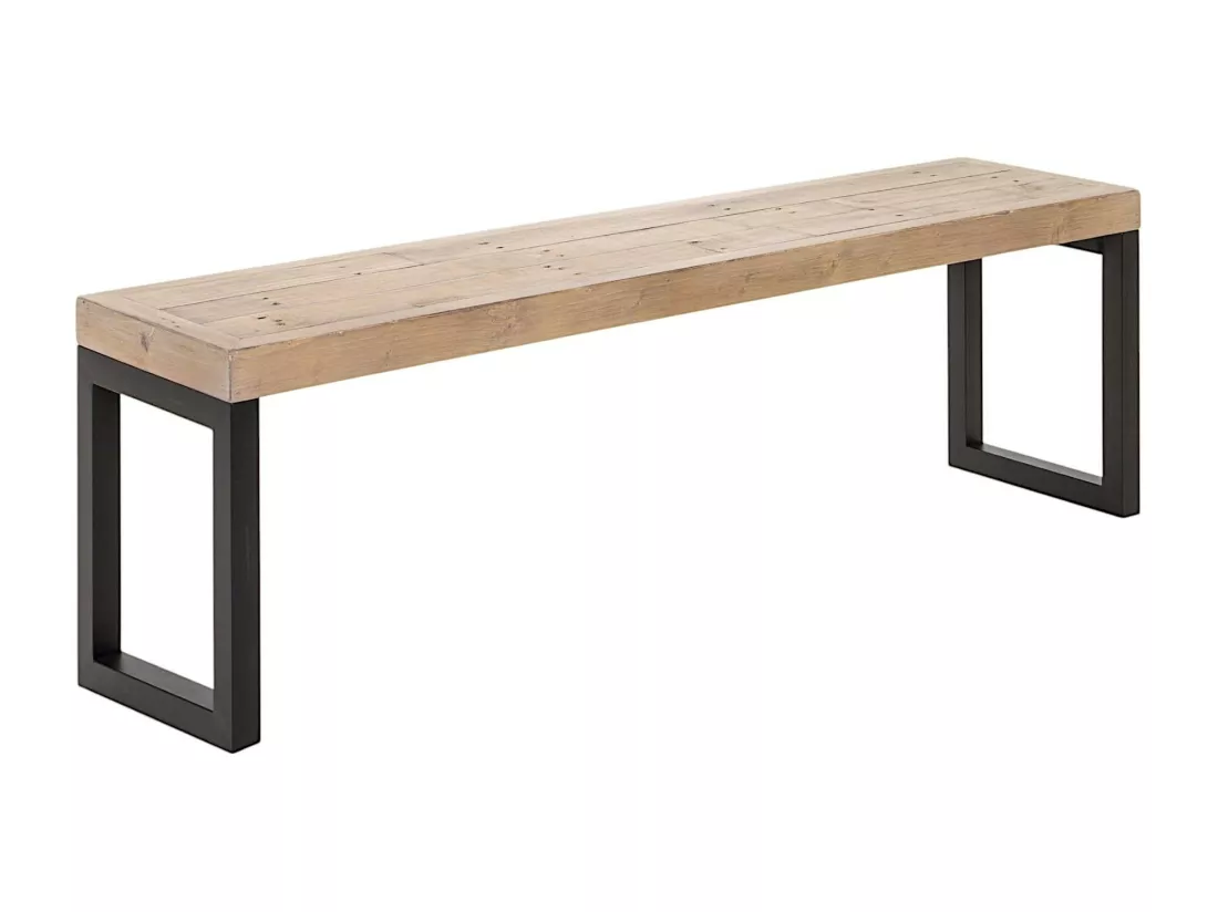 Banc de table en bois recyclé 155 cm AUCKLAND