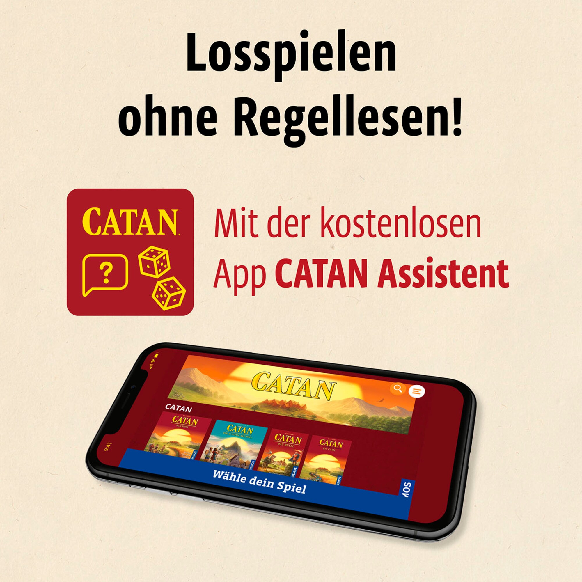 Kosmos Brettspiel CATAN - Das Spiel