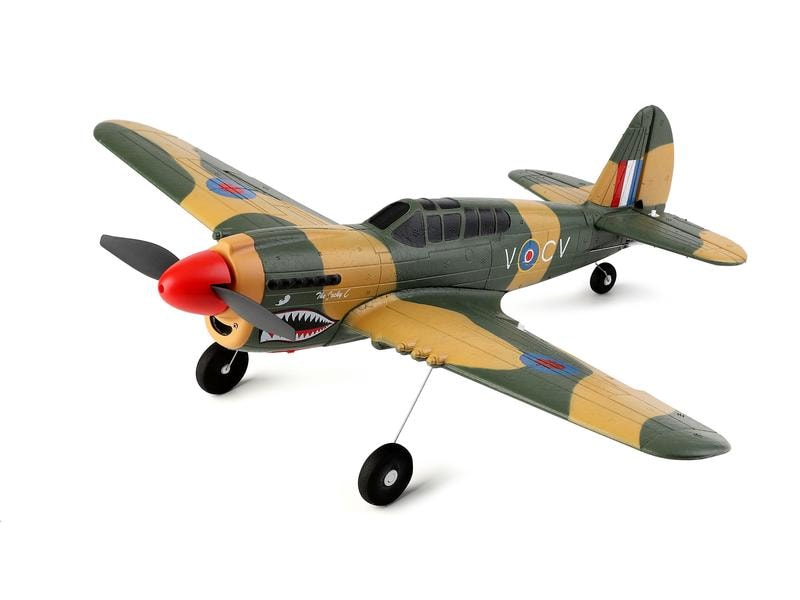 Amewi Warbird AMXflight P40 Fighter, Gyro, 4-Kanal, 384 mm, Kleines Curtis P40 Warhawk Modell mit Gyro Stabilisierung