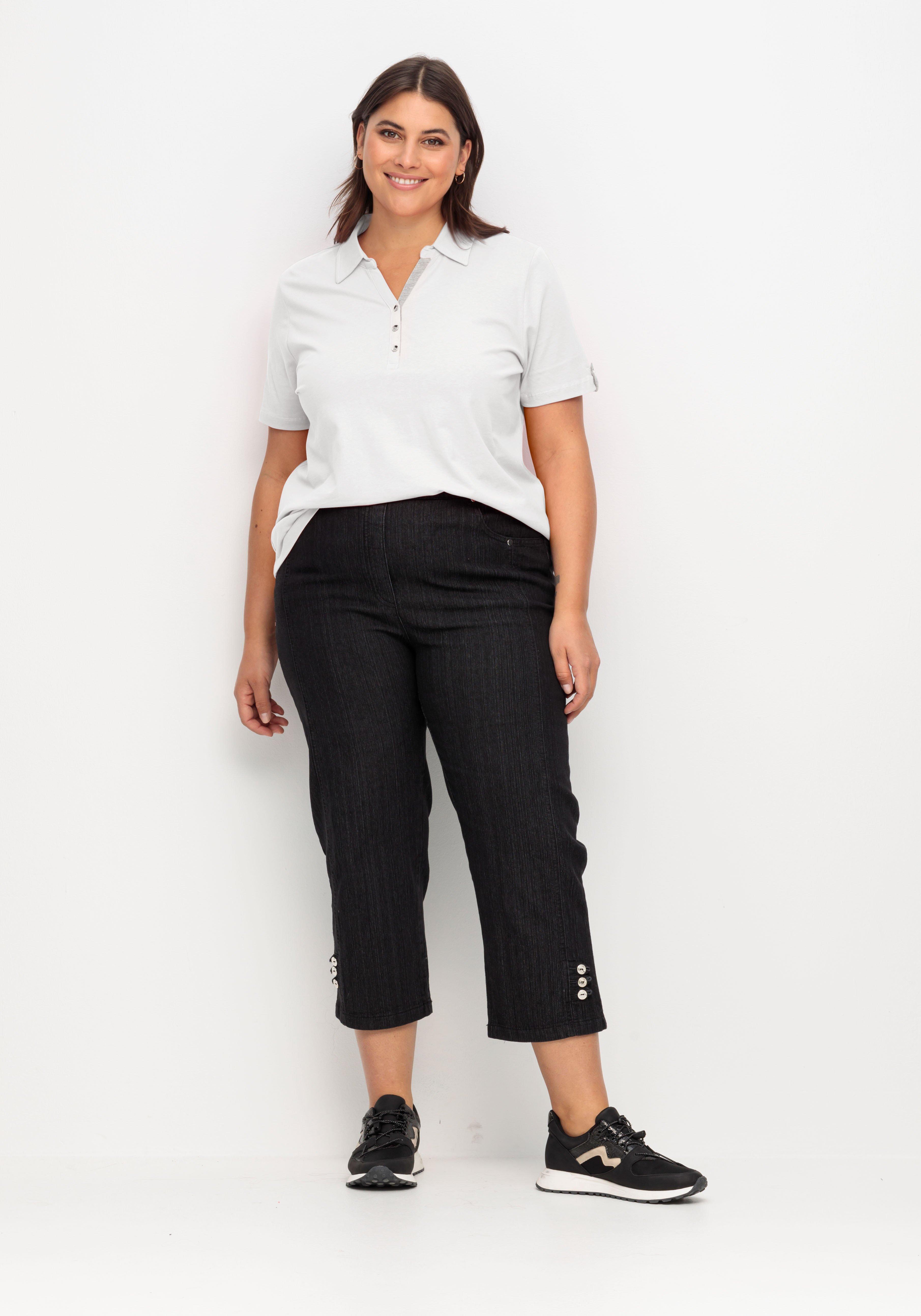 Poloshirt mit kurzem Arm und Kontrastdetails