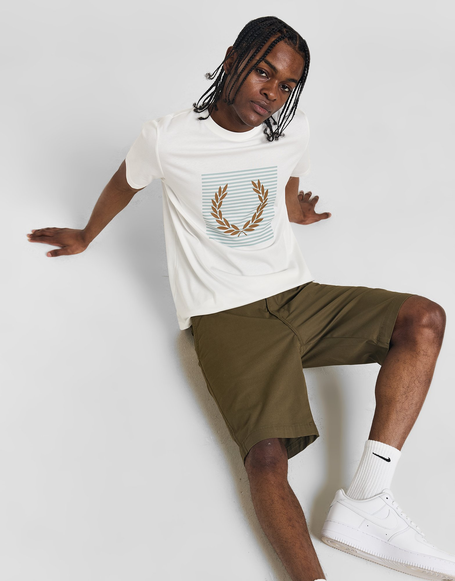 Fred Perry T-shirt Stripe Laurel Homme