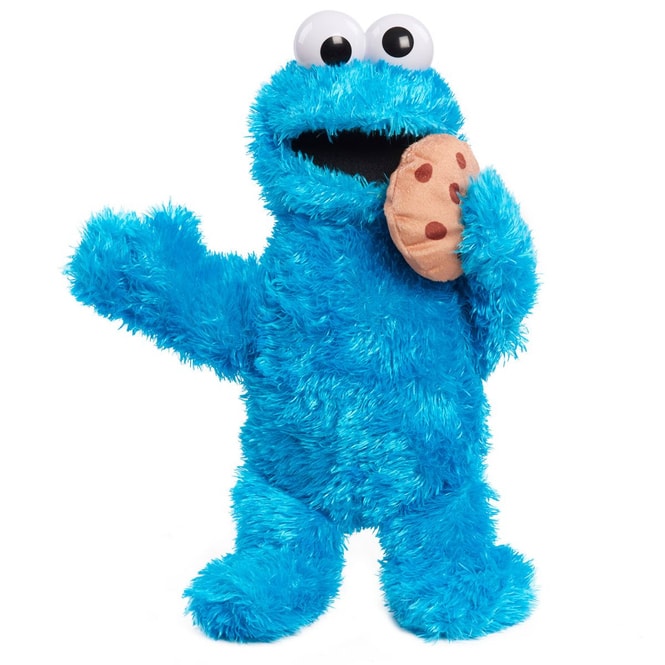 Sesamstrasse - Krümel Monster Plüschfigur