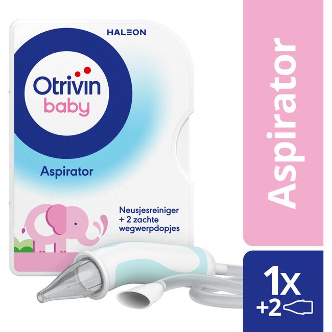 Otrivin Baby Aspirator Neusjesreiniger bij een Verstopte Neus