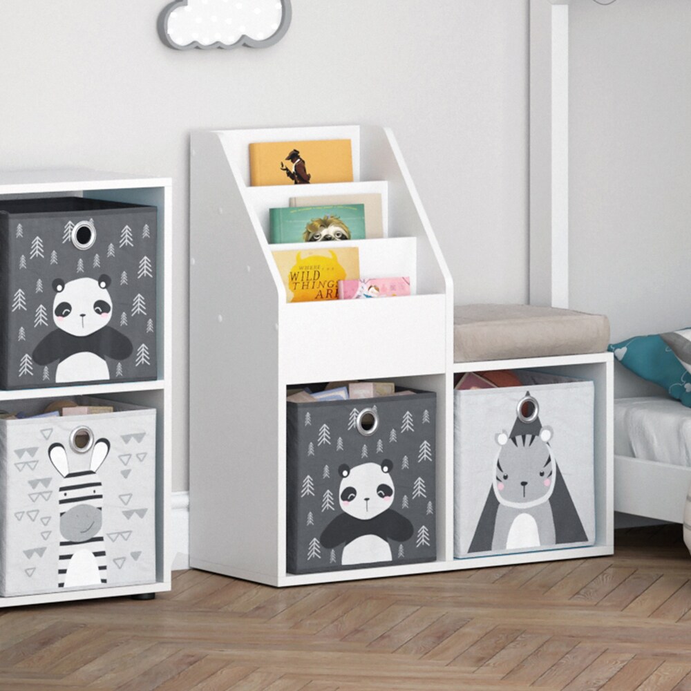 Vicco Kinderregal Bücherregal Aufbewahrungsregal Luigi Spielzeugablage Faltbox