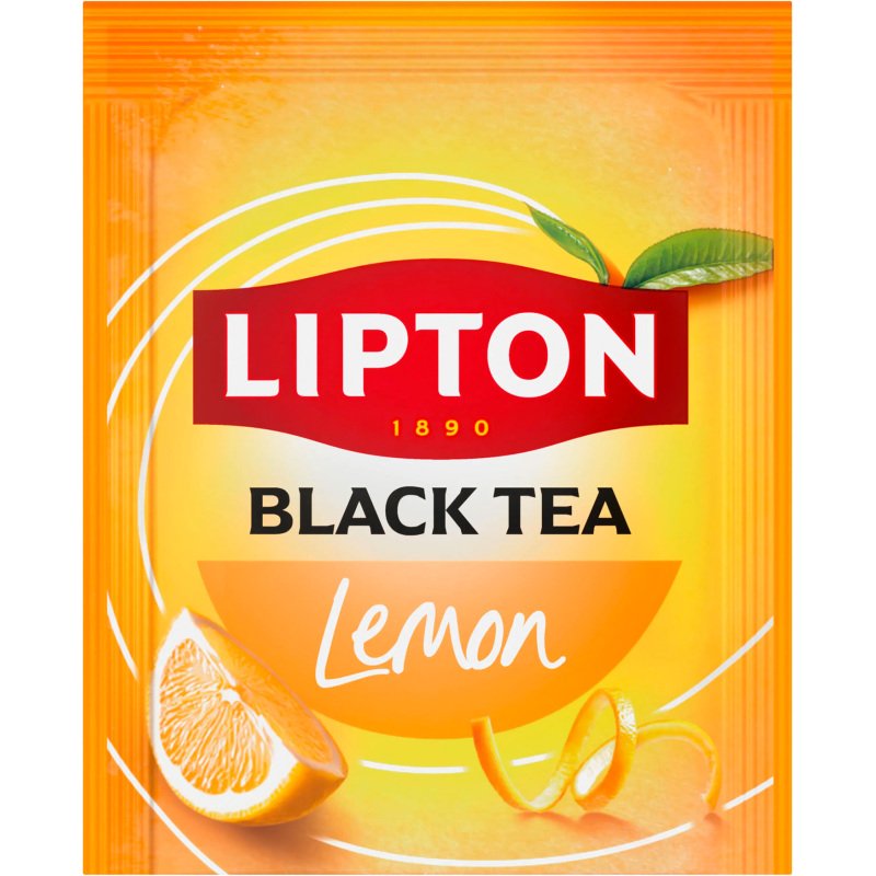 Thé noir citron Lipton - Boîte de 25 sachets fraîcheur