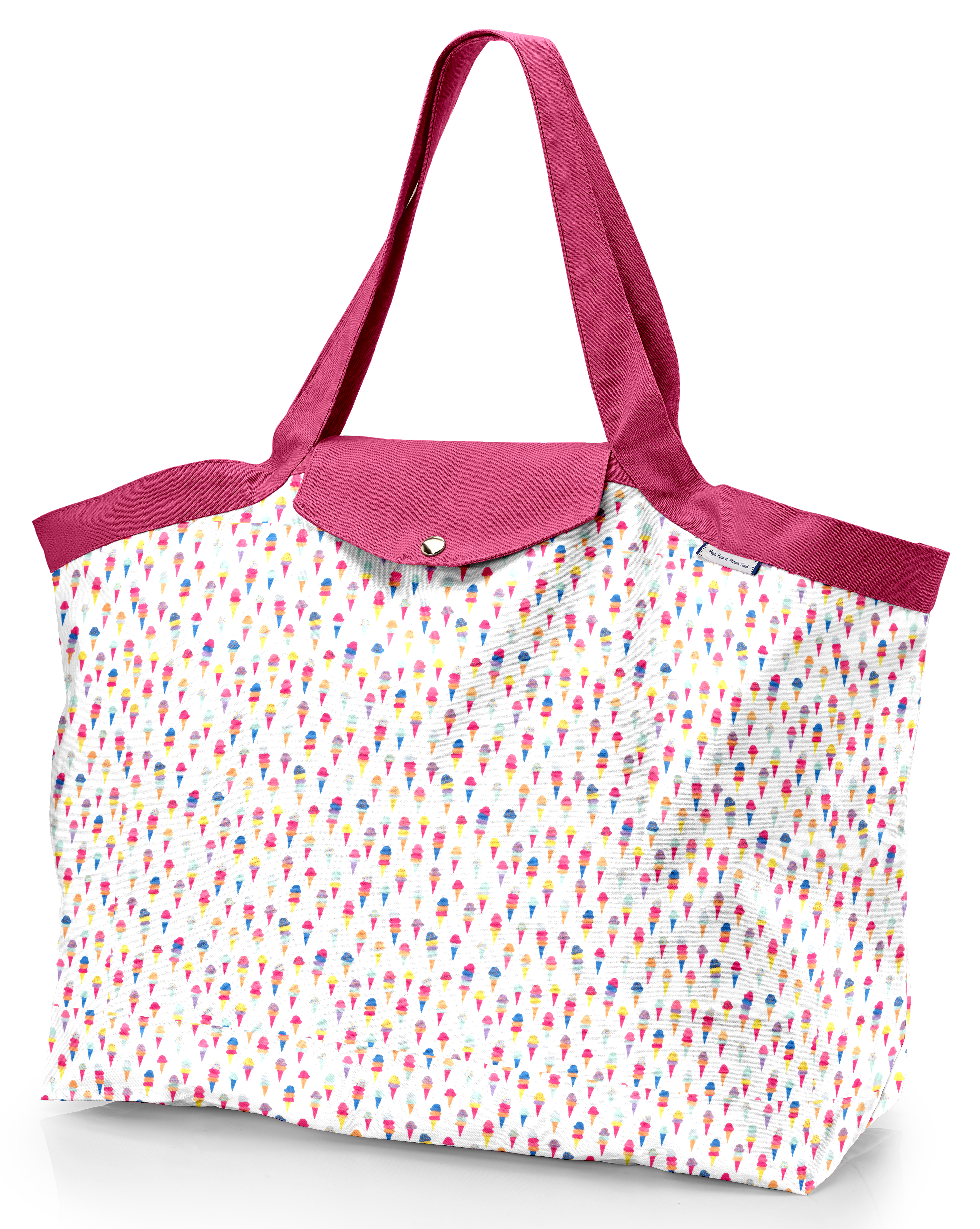 Grand Sac Cabas En Tissu Ice Cream