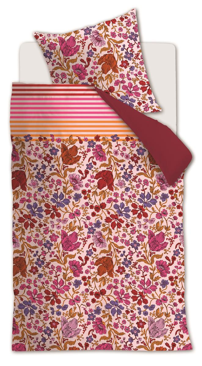Bettwäsche JOYFUL TULIP Satin 135x200 cm, mit 1 Kissen
