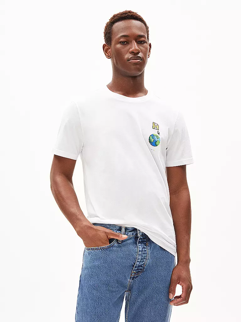 ARMEDANGELS T-Shirt JAAMES SAAVE weiss
