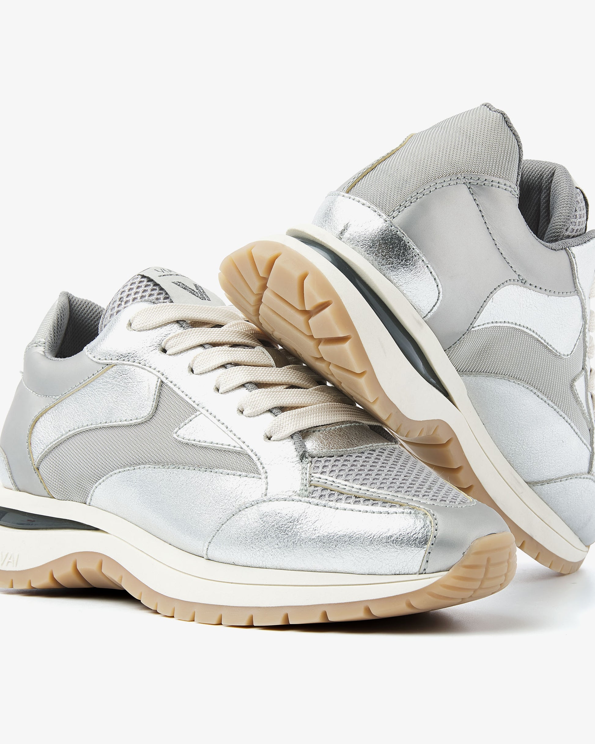 VIA VAI zilveren dames sneakers Usher Riggs