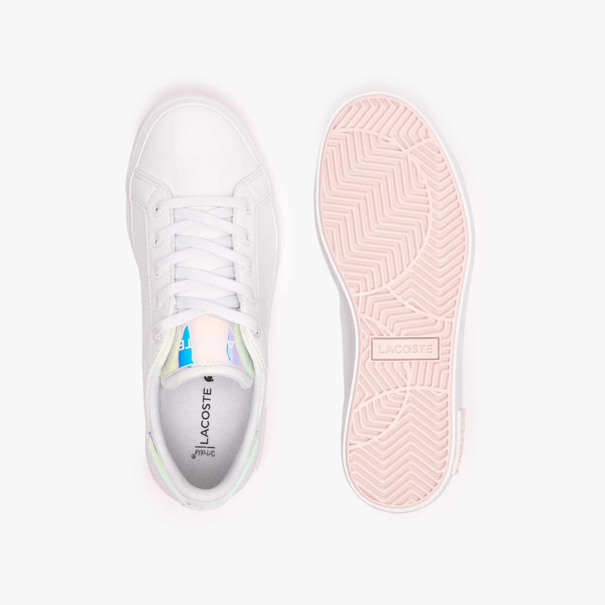 Sneakers Powercourt enfant Sneakers - Blanc - Lacoste - Enfant