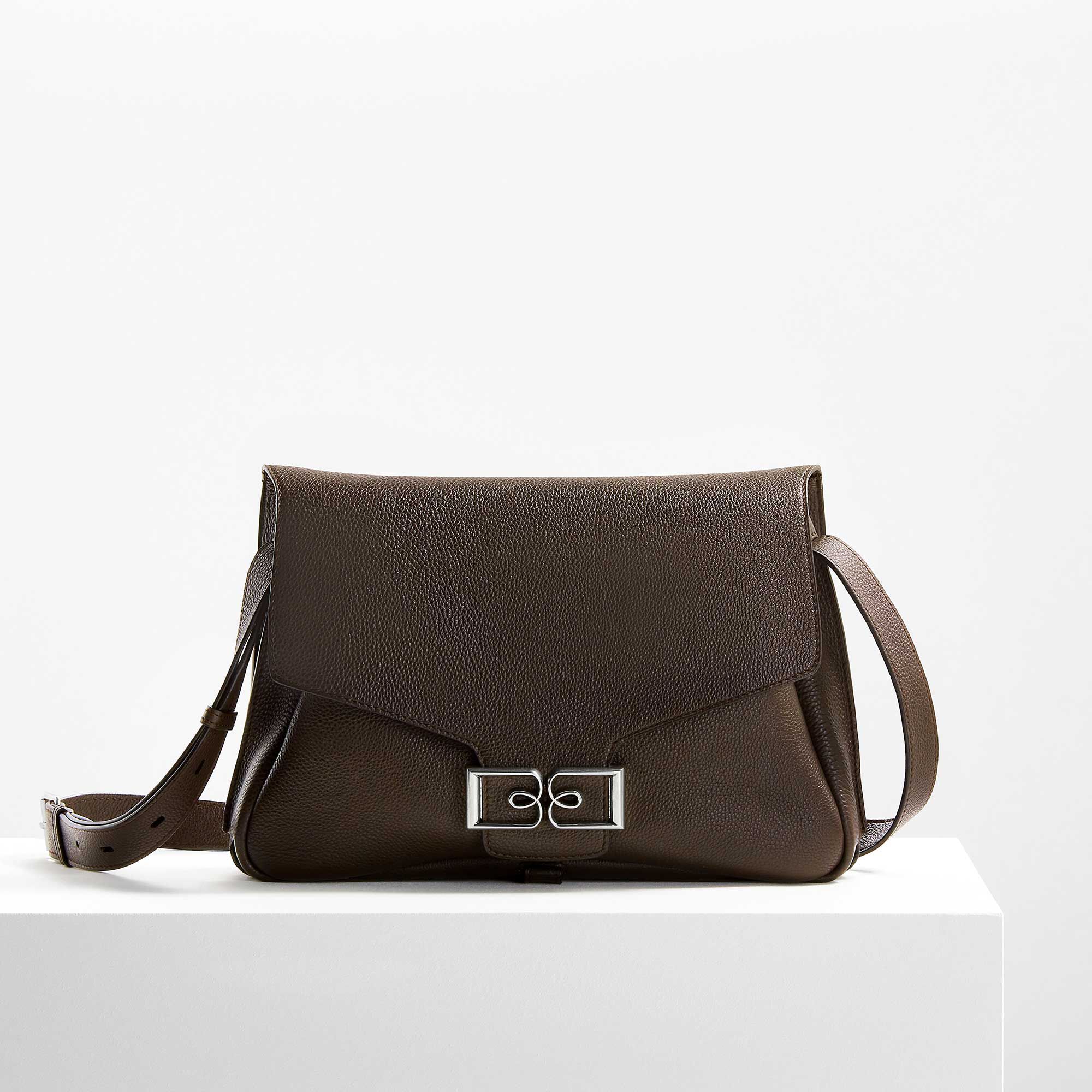 Sac Bandoulière B Volute Spirale En Cuir