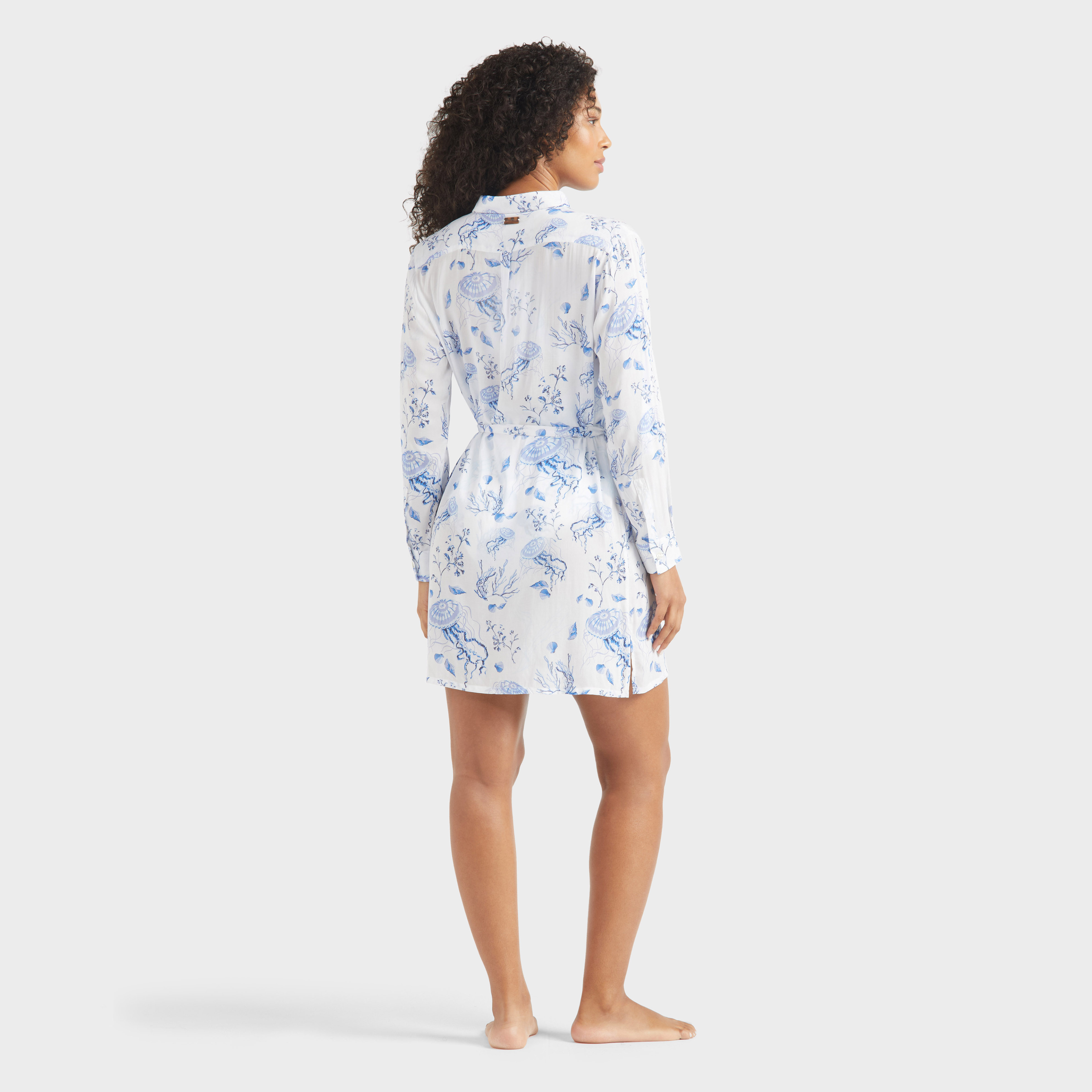 Robe chemise en viscose femme Medusa and Shells