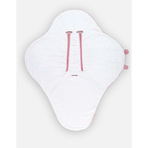 Couverture promenade fausse fourrure Rose Mix & Match - NOUKIE 'S