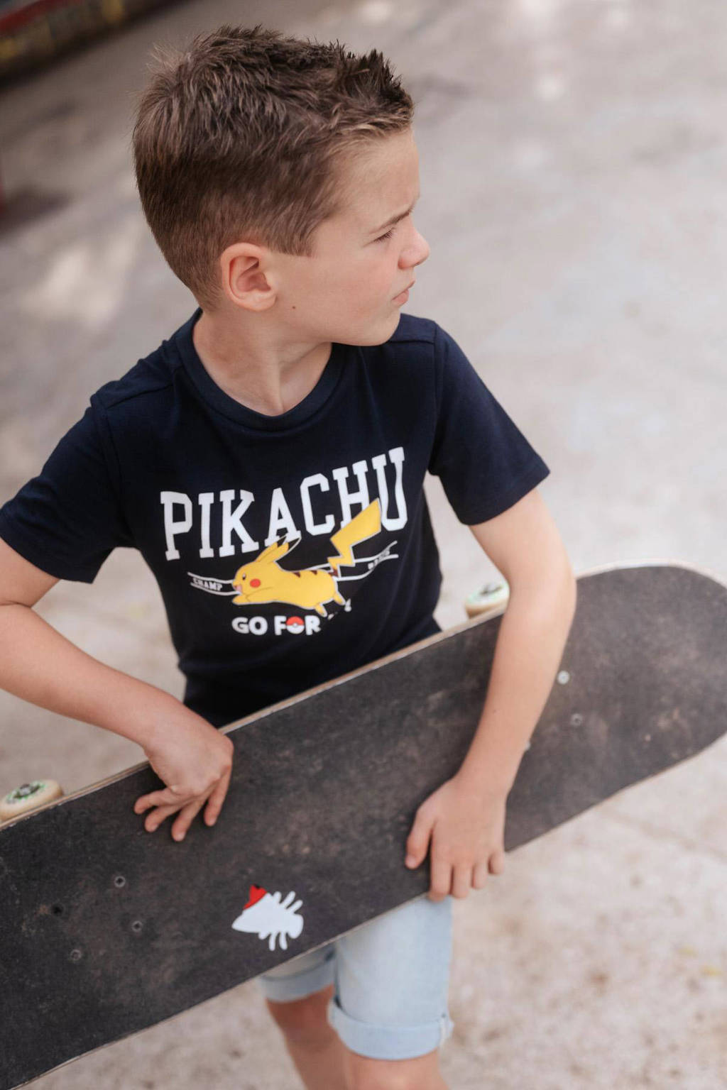 TYGO & vito Pokemon T-shirt met printopdruk donkerblauw