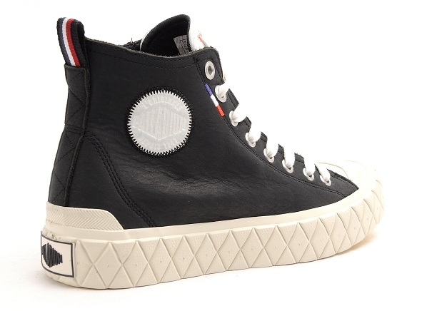 Palladium boots bottine plates femme palla ace mid lth ul noir