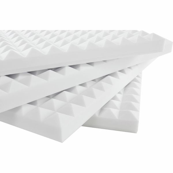 t.akustik Melamine Pyramid 70mm White