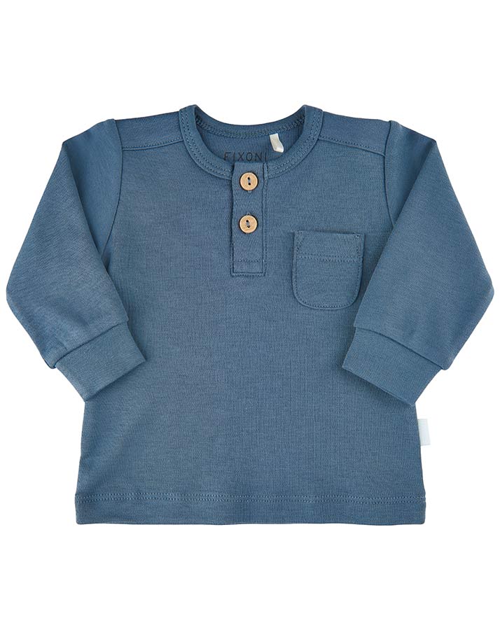 Langarmshirt INFINITY SOLID in blau