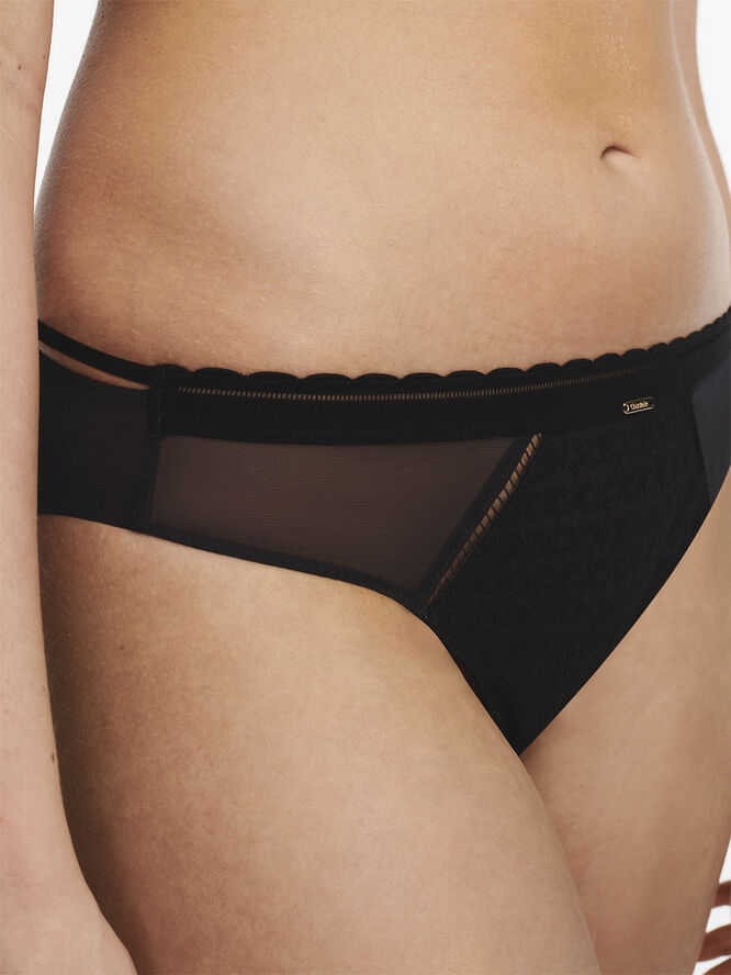 Chantelle Monogram Revealing Brief Black