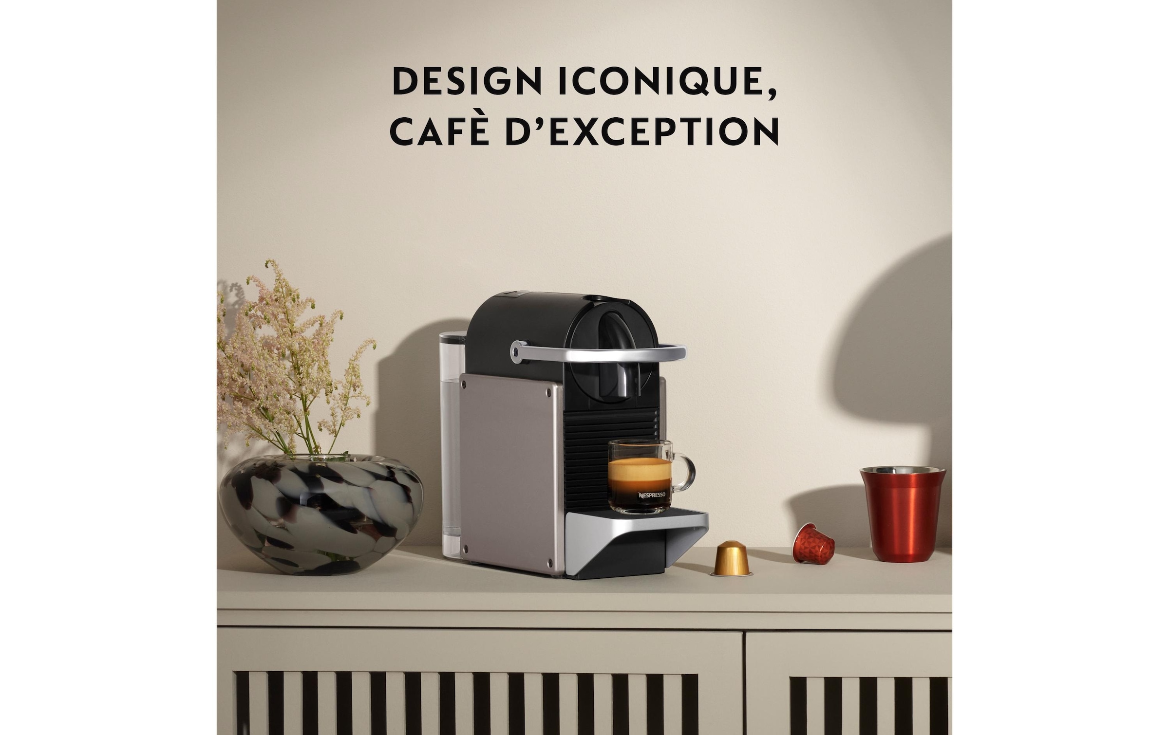 Krups Kapselmaschine »Nespresso Pixie XN306TCH Titan«