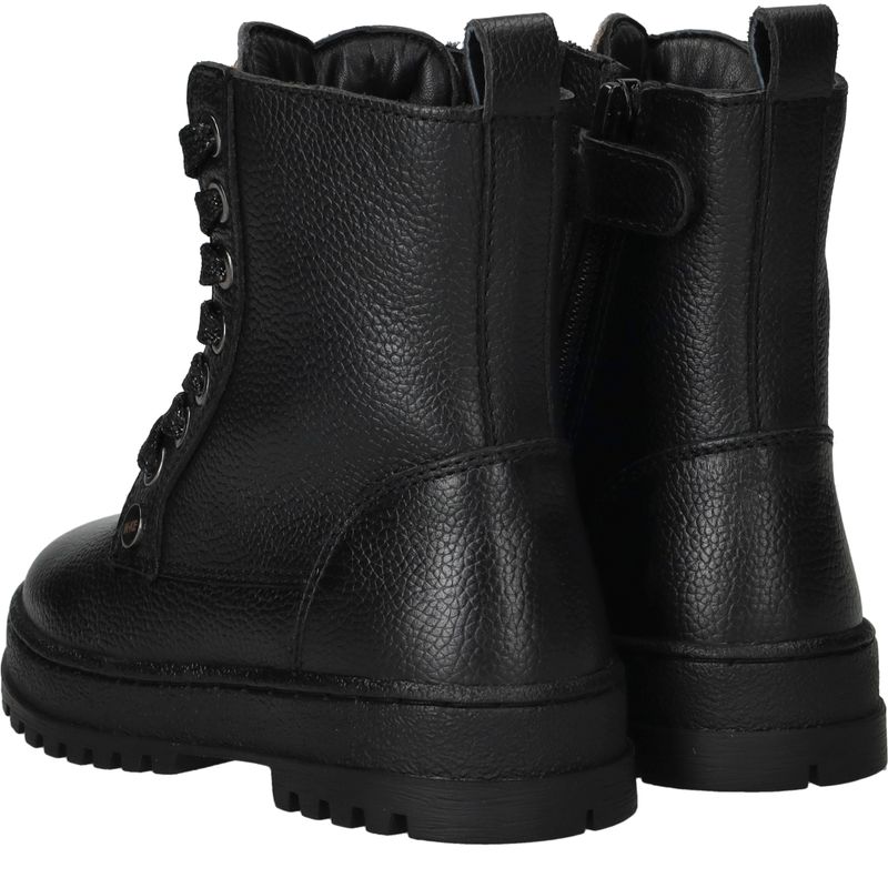 IK-KE Veterboots Zwart Meisjes