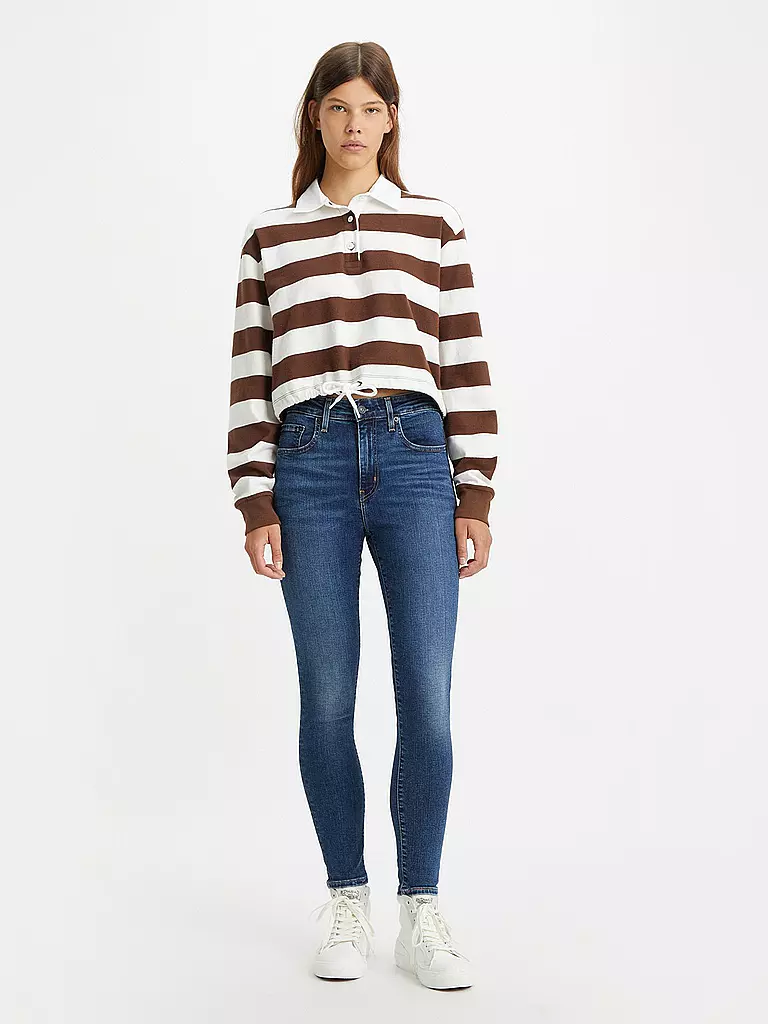 LEVI'S® Highwaist Jeans Skinny Fit 721 dunkelblau